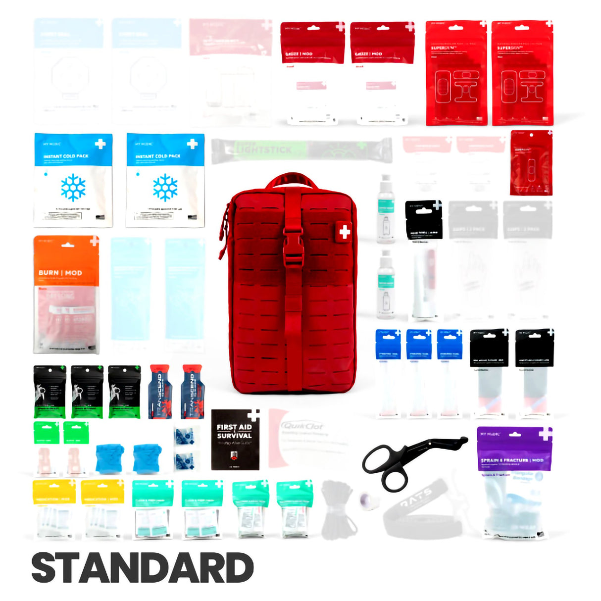 First Aid Kit My Medic MYFAK Standard Red Nylon Bag