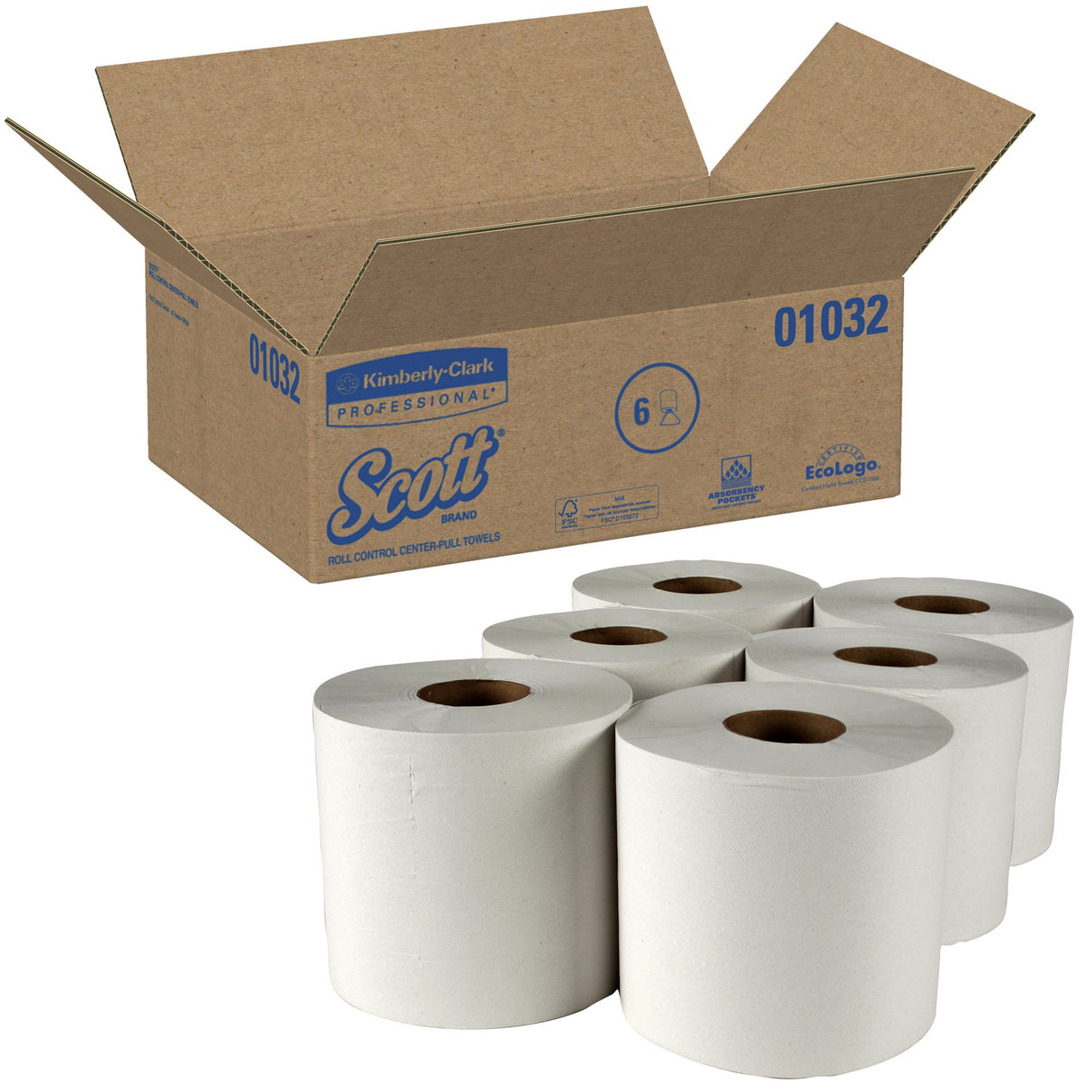 Paper Towel Scott Essential Perforated Center Pull Roll 8 X 12 Inch