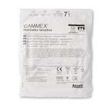 Surgical Glove GAMMEX Non-Latex Sensitive Size 7.5 Sterile Polychloroprene Standard Cuff Length Micro-Textured Cream Chemo Tested