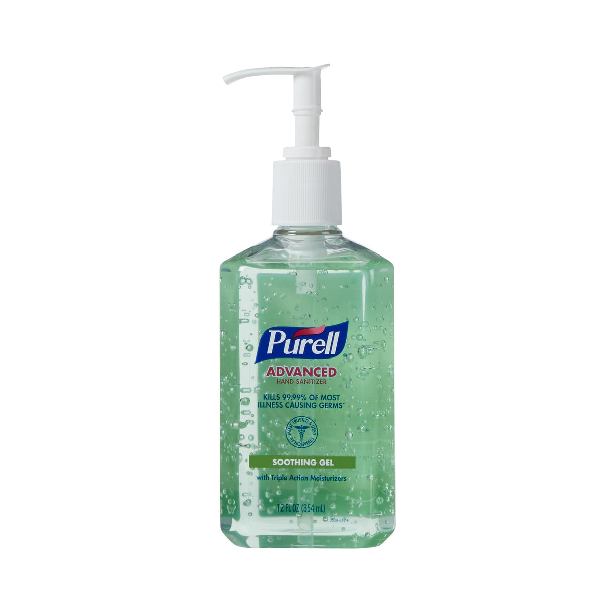 Hand Sanitizer with Aloe Purell Advanced 12 oz. Ethyl Alcohol Gel Pump Bottle