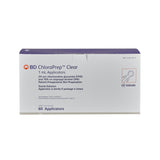 Skin Prep Solution ChloraPrep Clear 1 mL Foam Applicator 2% / 70% Strength CHG (Chlorhexidine Gluconate) / Isopropyl Alcohol Sterile