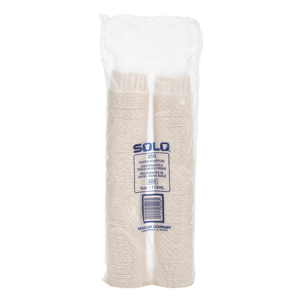 Souffle Cup Solo 4 oz. White Paper Disposable