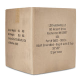 Post Mortem Bag EnviroMed-Bag 36 W X 92 L Inch One Size Fits Most Olefin Film Zipper Closure, Envelope Style