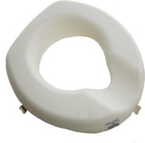 Universal Raised Toilet Seat 3" Round And Elongated Bowl