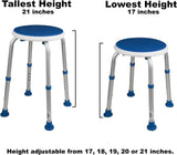 Tabouret de sécurité rond rembourré réglable