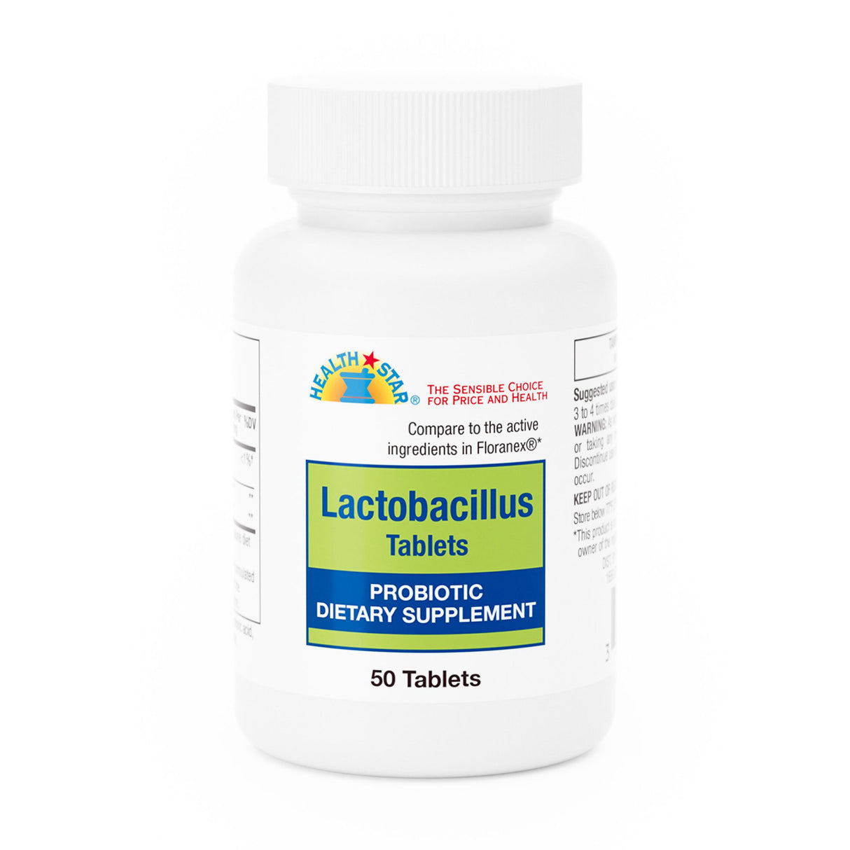 Probiotic Dietary Supplement Health Star 50 per Bottle Tablet