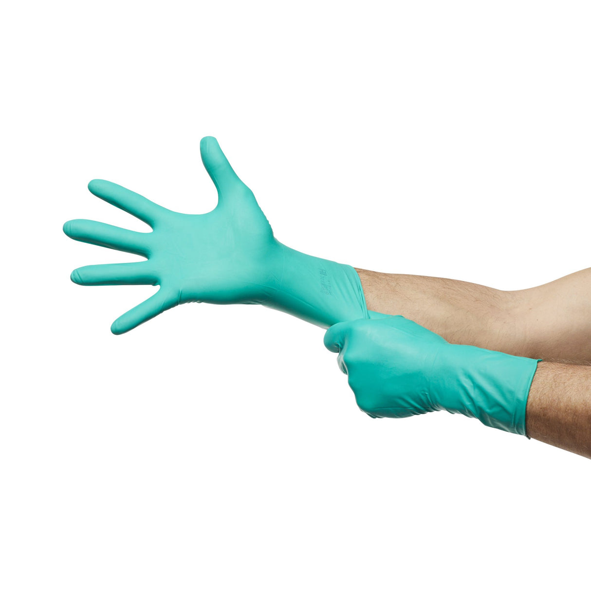 Surgical Glove GAMMEX Non-Latex Size 8 Sterile Polyisoprene Standard Cuff Length Micro-Textured Green Chemo Tested