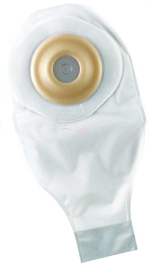 Colostomy Pouch ActiveLife One-Piece System 12 Inch Length Flat, Pre-Cut 1-3/4 Inch Stoma Drainable