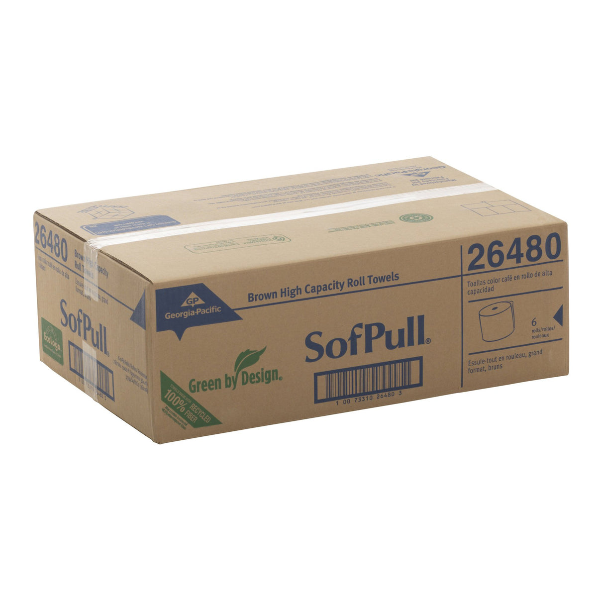 Paper Towel SofPull High Capacity Hardwound Roll 7-7/8 Inch X 1000 Foot