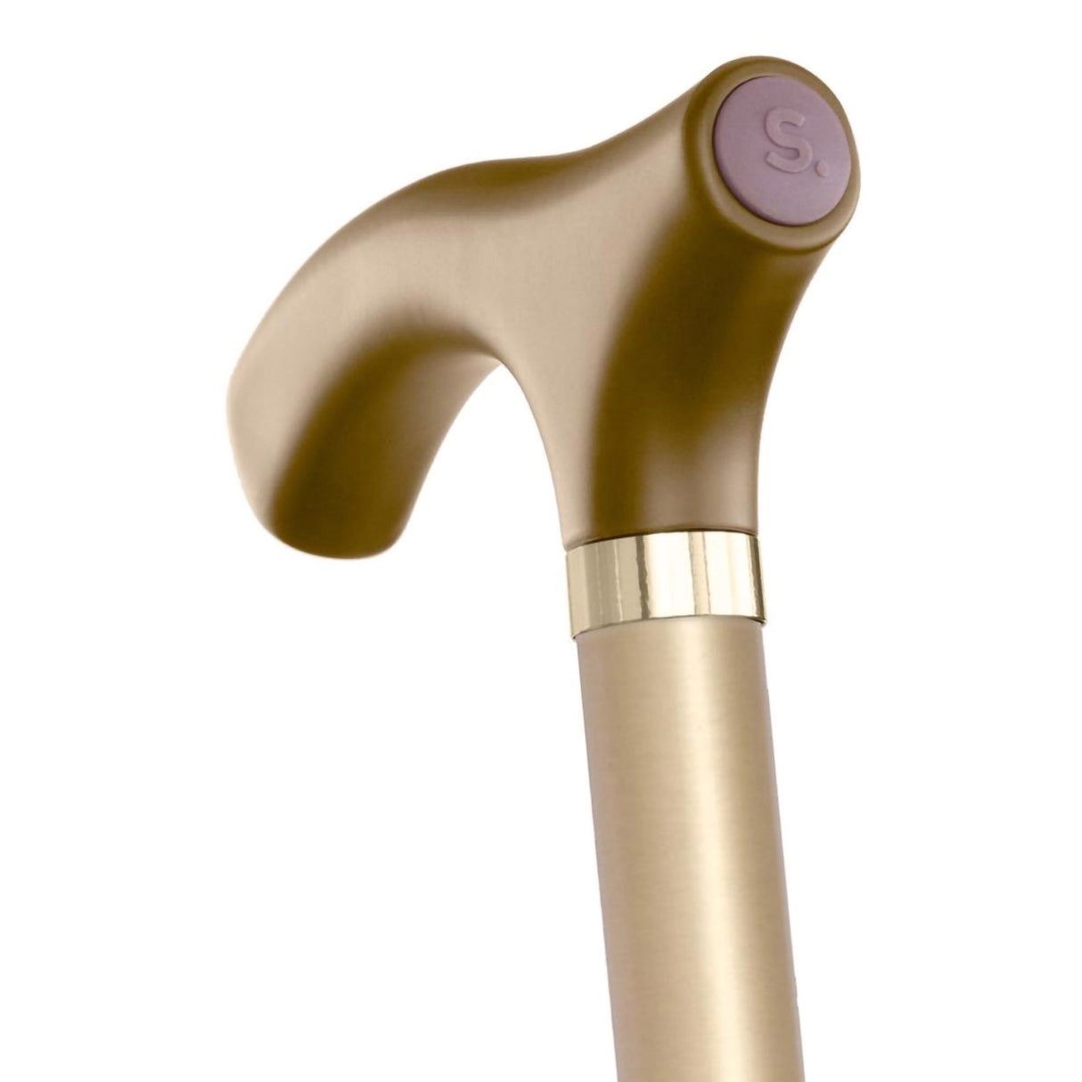 Folding Cane Switch Sticks Aluminum 32 to 37 Inch Height Gold