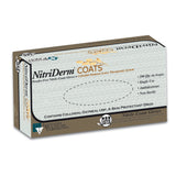 Exam Glove NitriDerm COATS Small NonSterile Nitrile Standard Cuff Length Fully Textured White Chemo Tested