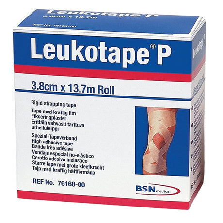 Orthopedic Corrective Tape Leukotape P Beige 1-1/2 Inch X 15 Yard Zinc Oxide Adhesive NonSterile