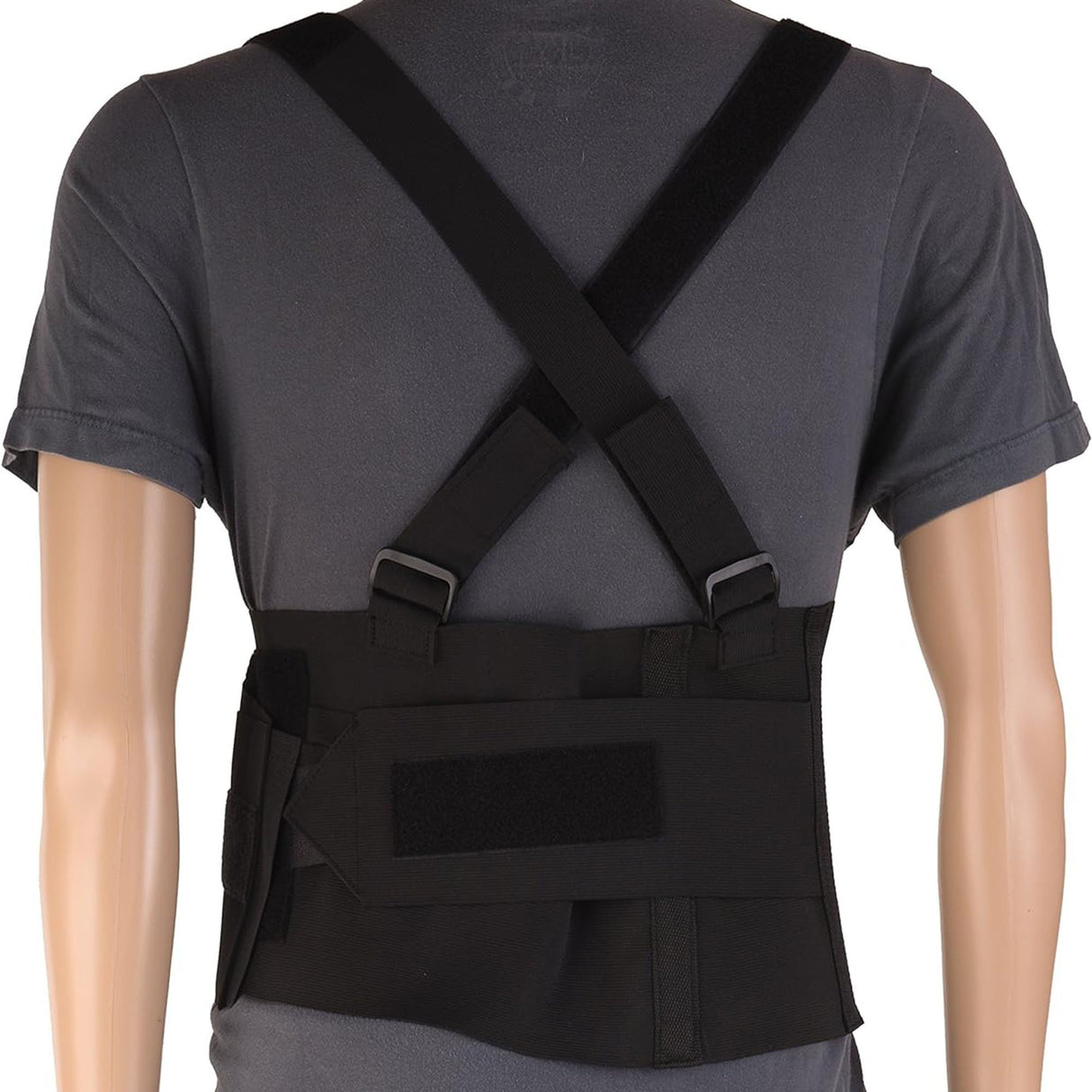 Occupational Back Support DMI One Size Fits Most Hook and Loop Closure 28 to 40 Inch Waist Circumference 9 Inch Height Adult