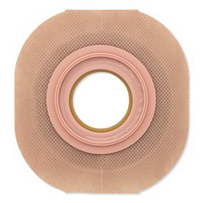 Ostomy Barrier New Image FlexTend Precut, Extended Wear Without Tape 57 mm Flange Red Code System 1-1/4 Inch Opening