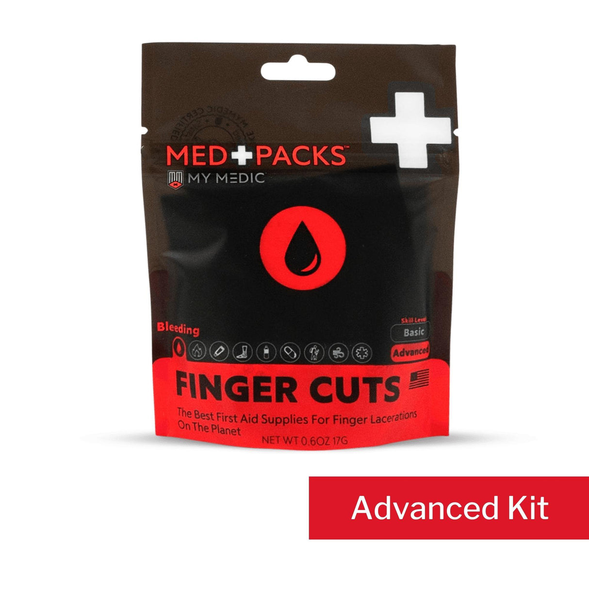 First Aid Kit My Medic MED PACKS FInger Cut Pouch