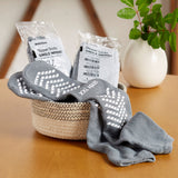 Slipper Socks McKesson Unisex Adult 2X-Large Single Tread Single Patient Use Gray