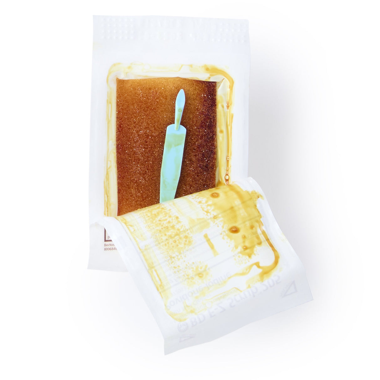 Impregnated Scrub Brush BD E-Z Scrub Polyethylene Bristles / Sponge Brown