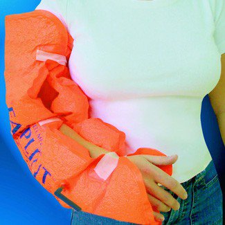 Fasplint General Purpose Splint Vacuum Splint Vinyl Orange 20 X 24-1/2 Inch