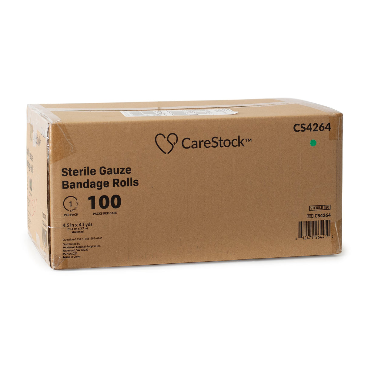 Fluff Dressing CareStock 4-1/2 Inch X 4-1/10 Yard 6-Ply Sterile 1 per Pack