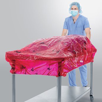 Containment Table Cover Tidishield Transport 67 X 52 Inch For Back Table