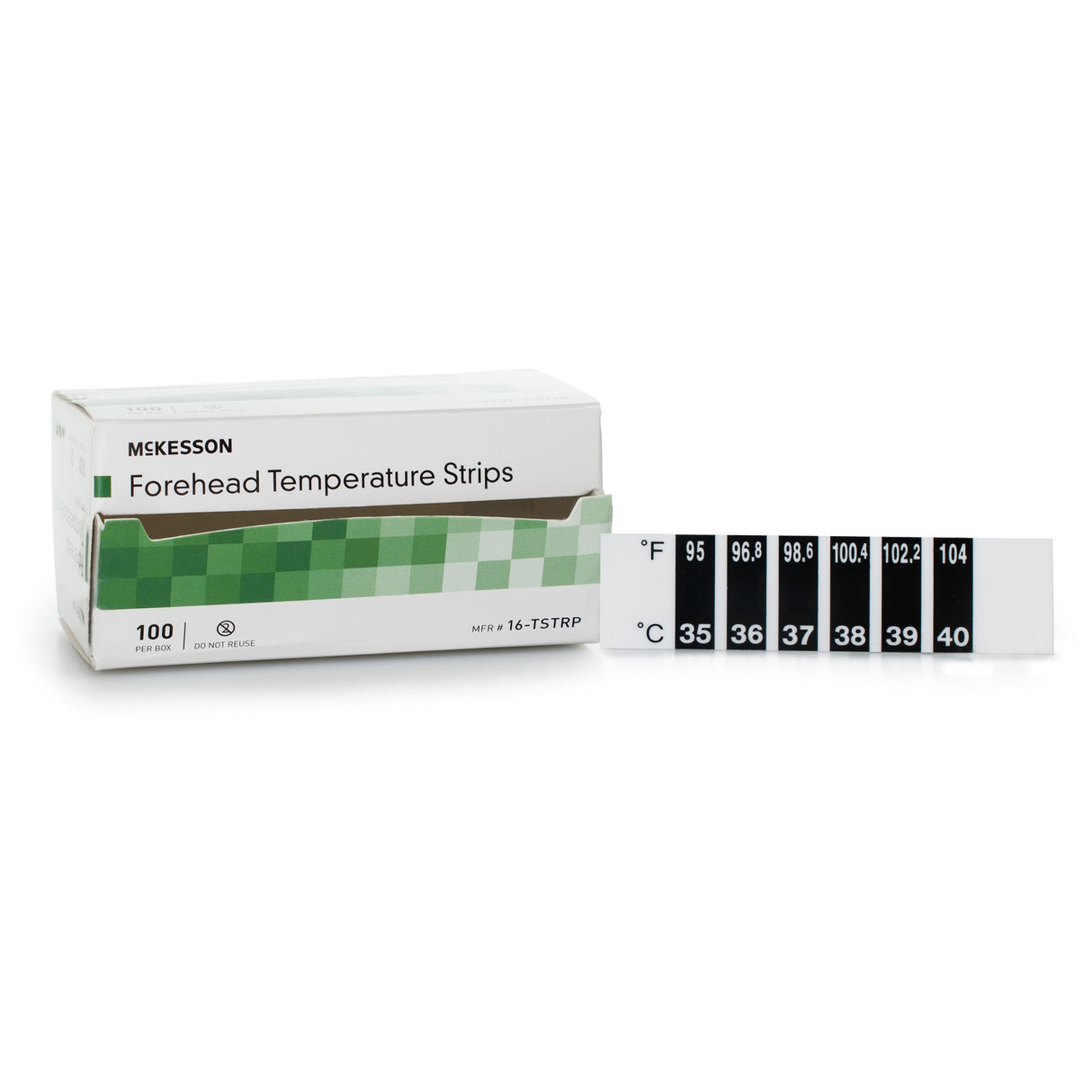 Single Patient Skin Thermometer McKesson 94 to 104 F Line Indicator Display