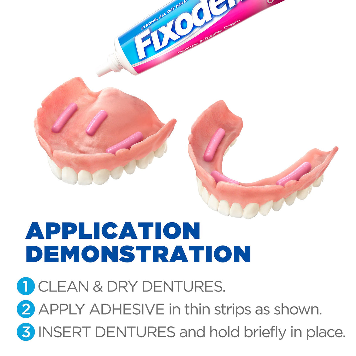 Denture Adhesive Fixodent Original Cream 0.75 oz.