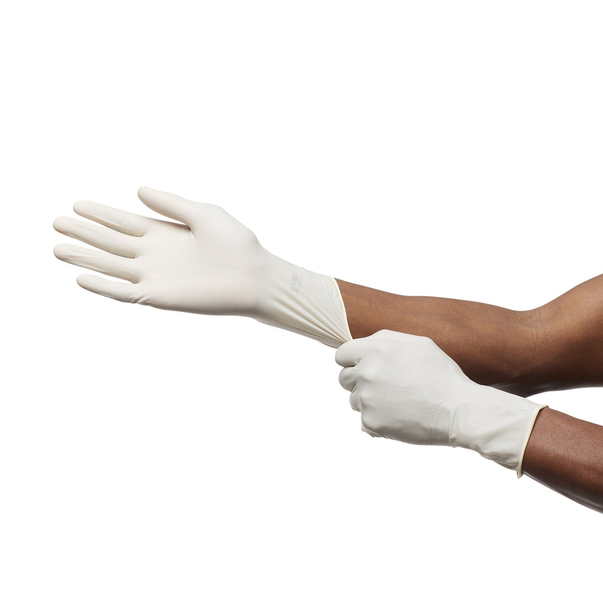 Surgical Glove GAMMEX Non-Latex Sensitive Size 8 Sterile Polychloroprene Standard Cuff Length Micro-Textured Cream Chemo Tested