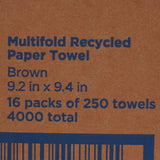 Paper Towel Pacific Blue Basic Multi-Fold 9-1/4 X 9-2/5 Inch