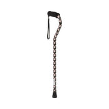 Offset Cane McKesson Aluminum 30 to 39 Inch Height Pink Floral