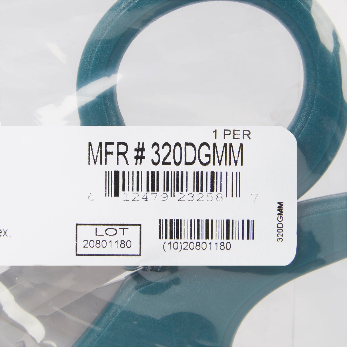 Trauma Shears McKesson Medicut Green 7-1/4 Inch Length Medical Grade Stainless Steel Finger Ring Handle Blunt Tip / Blunt Tip