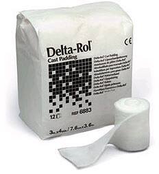 Cast Padding Undercast Delta-Rol 3 Inch X 4 Yard Synthetic NonSterile