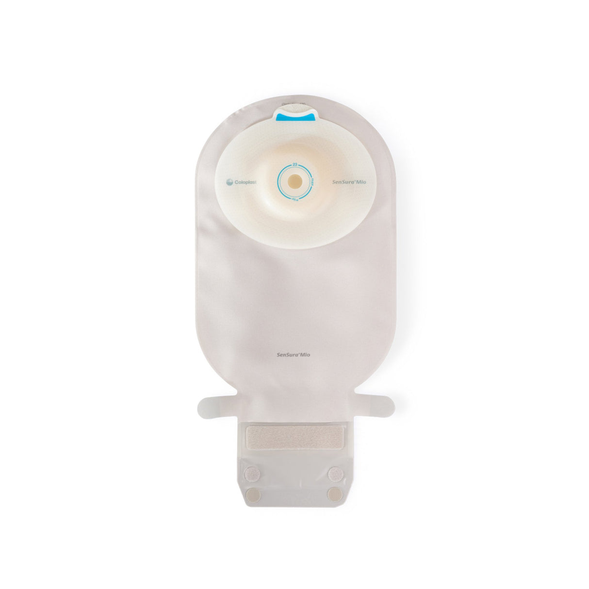 Ostomy Pouch SenSura Mio Convex One-Piece System 11 Inch Length, Maxi Convex Light, Trim to Fit 5/8 to 1 Inch Stoma Drainable
