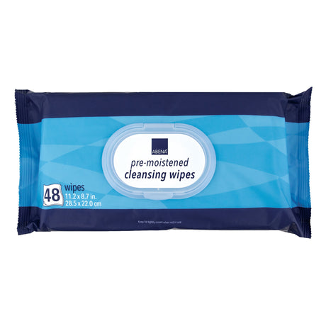 Personal Cleansing Wipe Abena Soft Pack Scented 48 Count