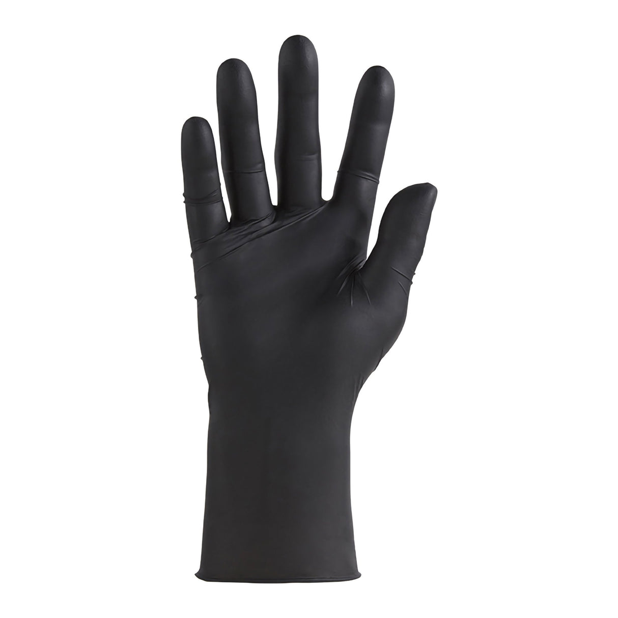 Exam Glove CareStock Medium NonSterile Nitrile Standard Cuff Length Fully Textured Black Not Rated