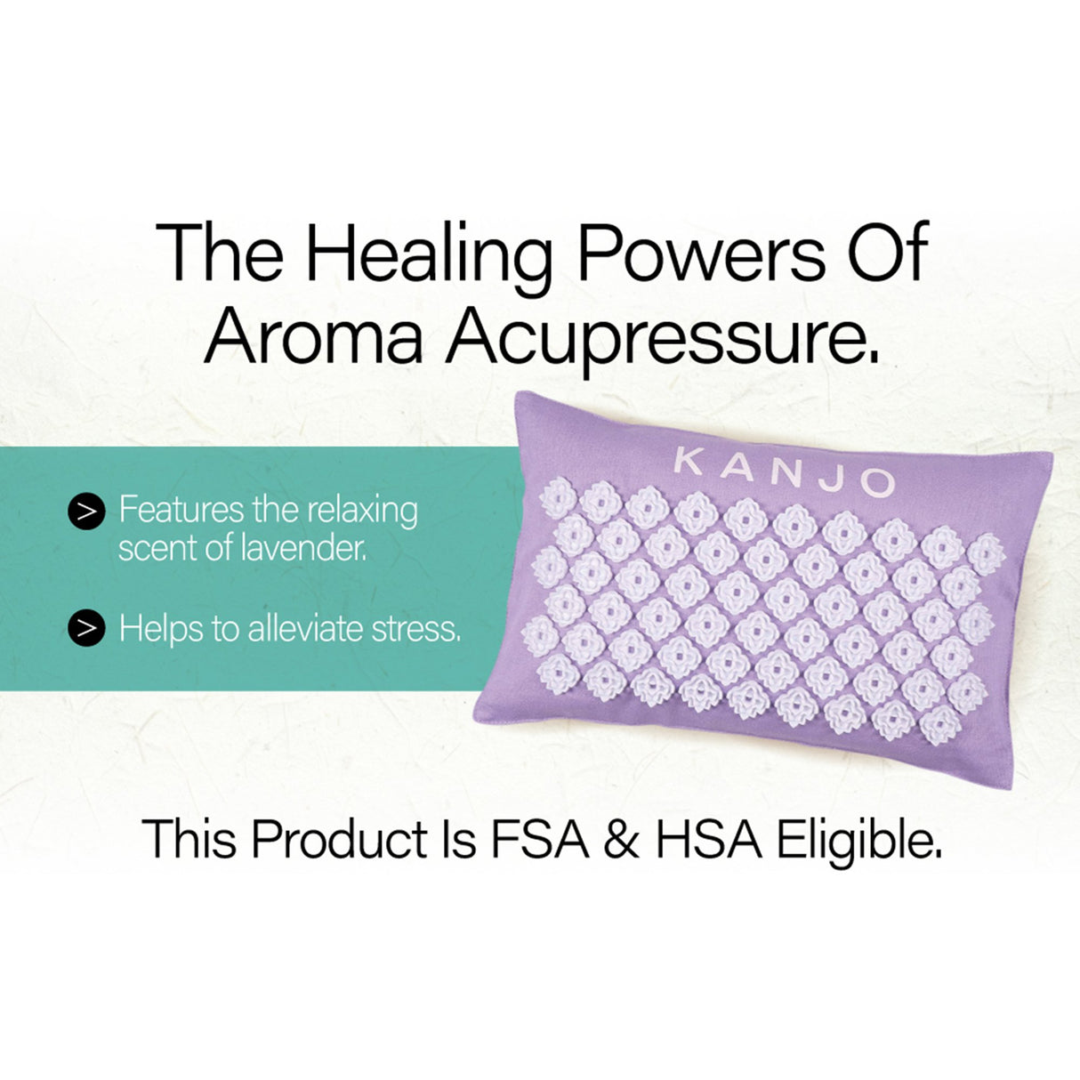 Acupressure Pillow Kanjo 4 X 9 X 14 Inch