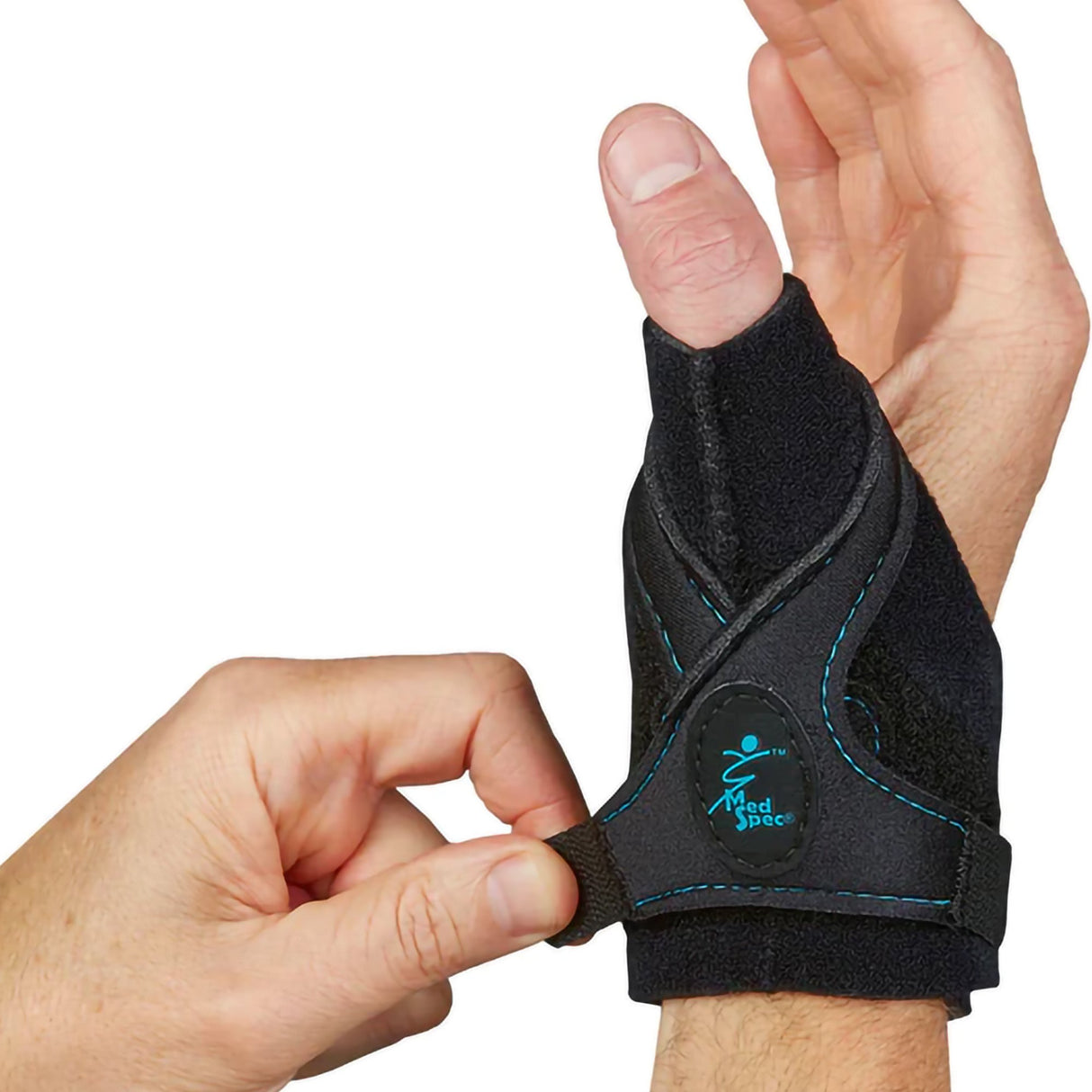 Thumb Stabilizer CMC-X Medium X Strap Closure Left or Right Hand Black