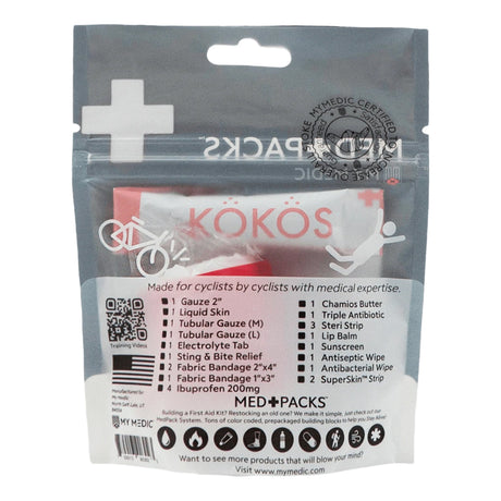 First Aid Kit My Medic MED PACKS Cyclist Plastic Pouch