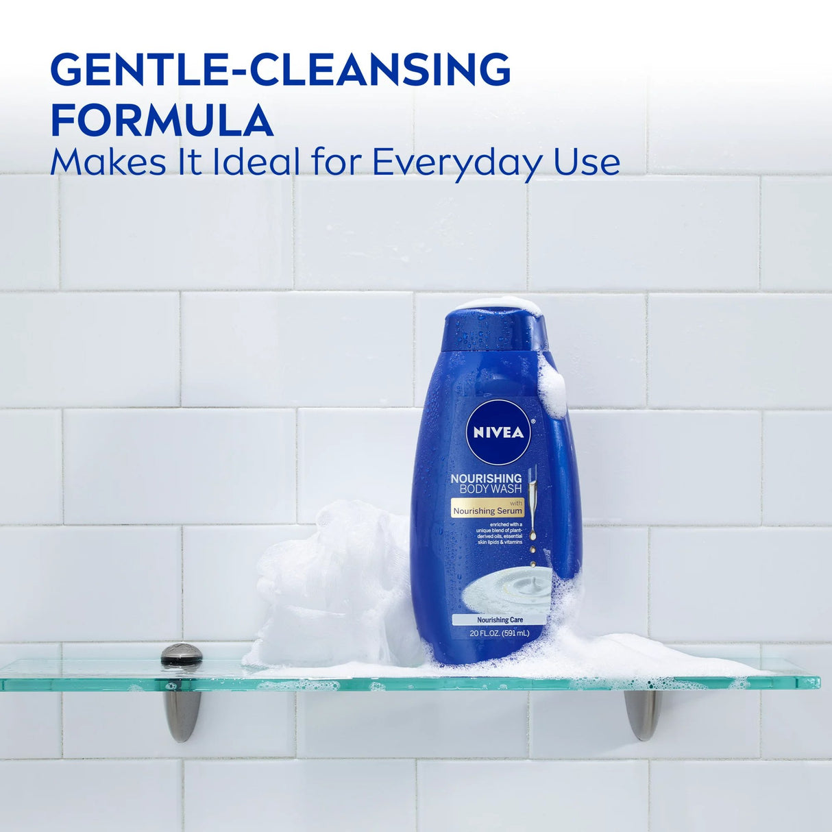 Body Wash Nivea Nourishing Cream 20 oz. Bottle Scented