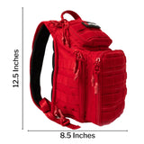 First Aid Kit My Medic RECON Standard Red Nylon Backpack