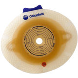Ostomy Barrier SenSura Click Precut, Standard Wear Double Layer Adhesive 60 mm Flange Blue Code System 1-9/16 Inch Opening