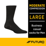 Compression Socks 3M Futuro Calf High Large Black Closed Toe