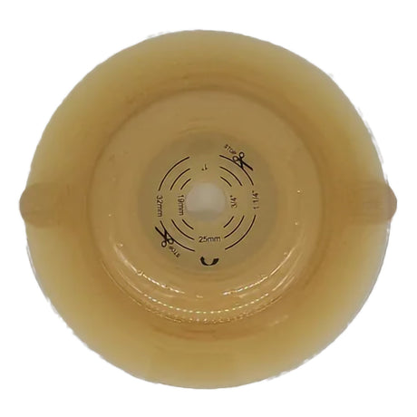 Ostomy Barrier Safe n Simple Trim to Fit, Standard Wear Adhesive Tape Collar 57 mm Flange Up to 1-1/2 Inch Opening 5 X 5 Inch