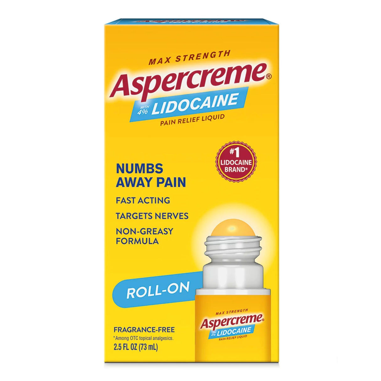Topical Pain Relief Aspercreme 4% Strength Lidocaine Liquid