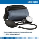 Aneroid Sphygmomanometer Unit McKesson Brand Adult Cuff Nylon Cuff 23 - 40 cm Pocket Aneroid