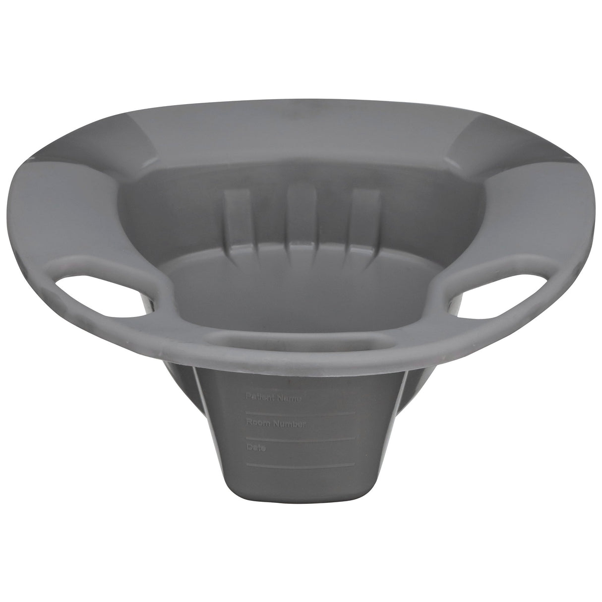 Stackable Bedpan McKesson Graphite 2 Quart / 1893 mL