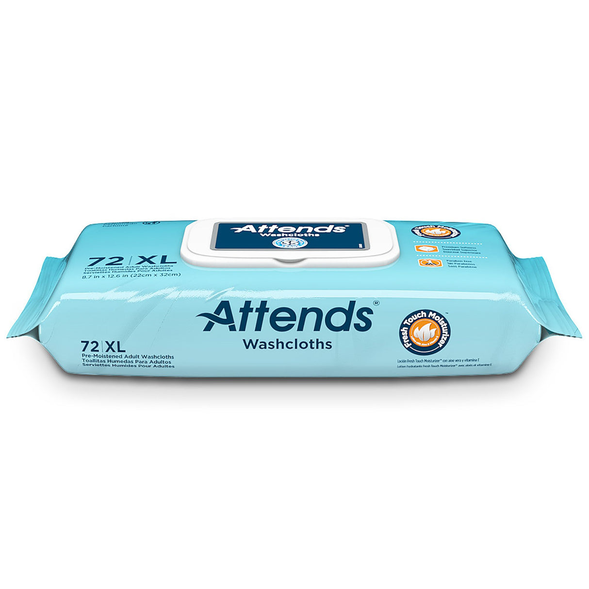 Personal Cleansing Wipe Attends Soft Pack Scented 72 Count