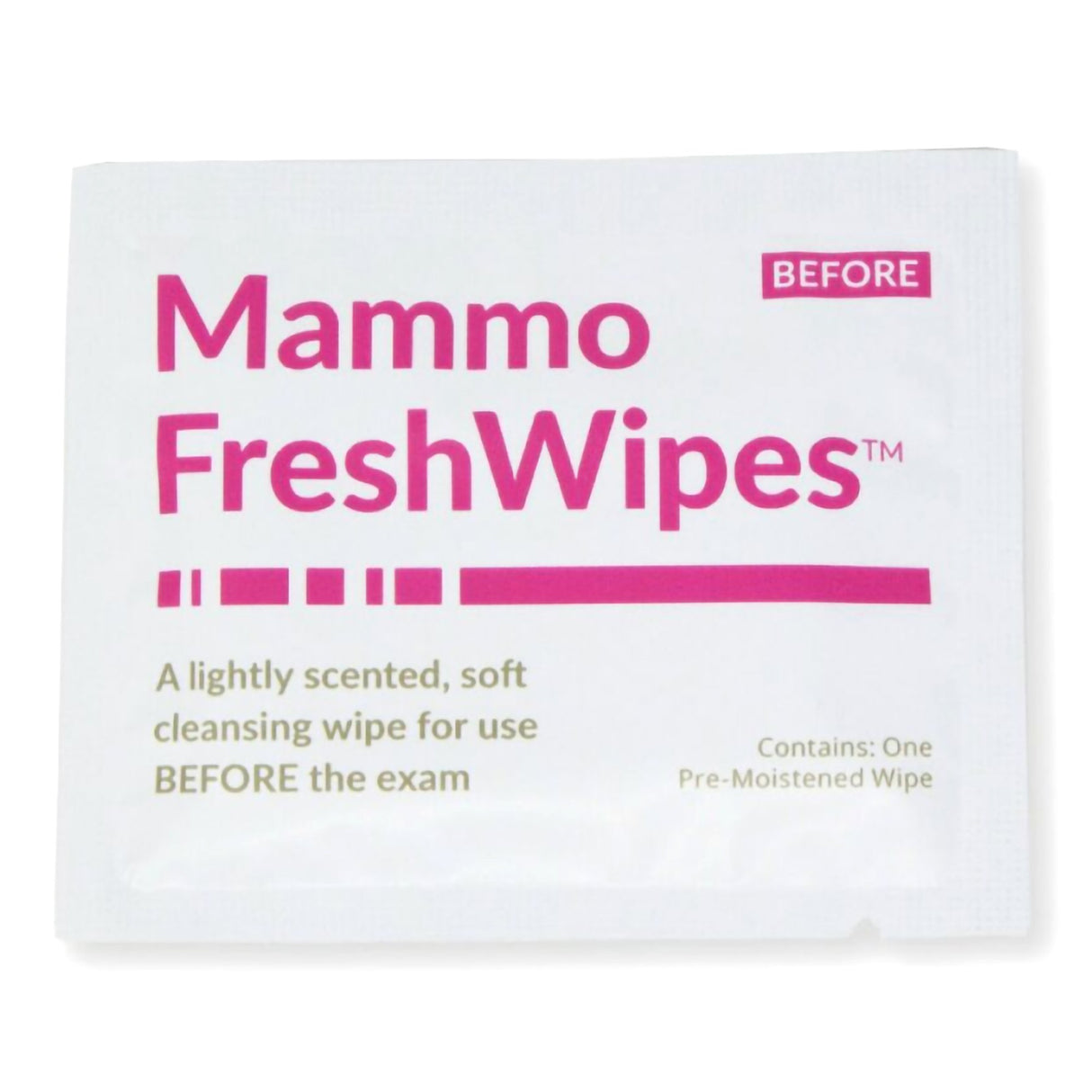 Mammography Cleansing Towelette PDC Freshwipes Individual Packet Scented 50 Count