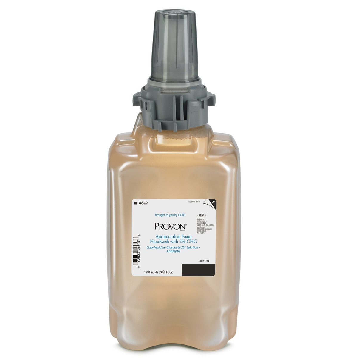 Antimicrobial Soap PROVON Foaming 1,250 mL Dispenser Refill Bottle Unscented