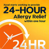 Allergy Relief XYZAL Allergy 24HR 5 mg Strength Tablet 35 per Bottle
