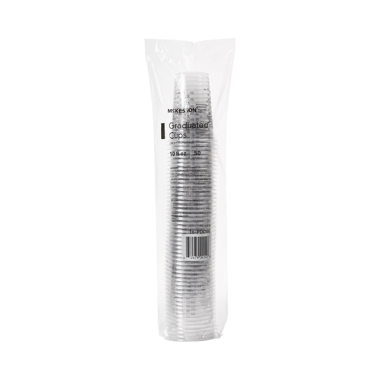Drinking Cup McKesson 10 oz. Clear Polyethylene Disposable